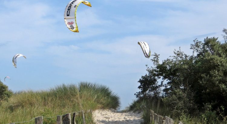 Kitesurfer in Plezerhaken